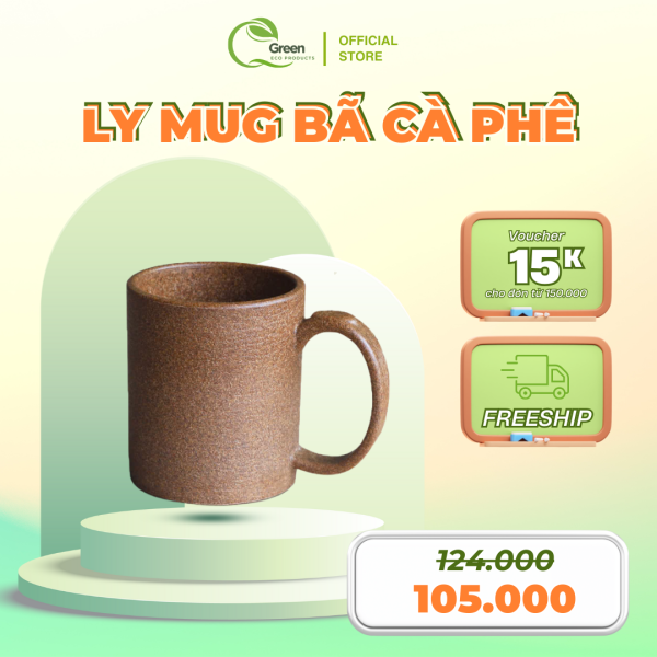 Ly Mug bã cà phê QGreen – Giải Pháp Xanh Cho Cuộc Sống Hiện Đại