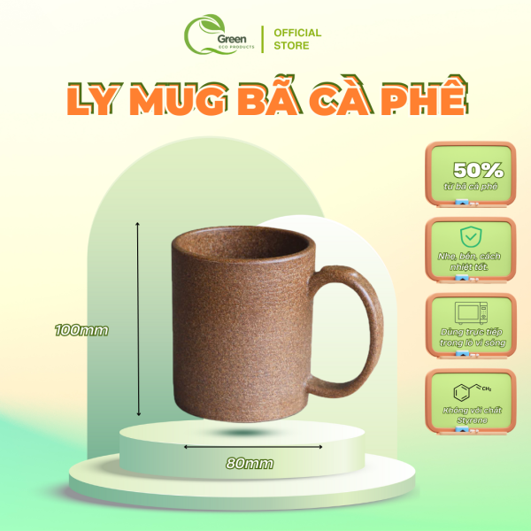 Ly Mug bã cà phê QGreen – Giải Pháp Xanh Cho Cuộc Sống Hiện Đại - Hình ảnh 3