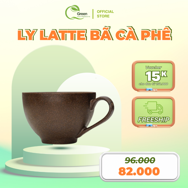 Ly Latte bã cà phê QGreen – Giải Pháp Xanh Cho Cuộc Sống Hiện Đại