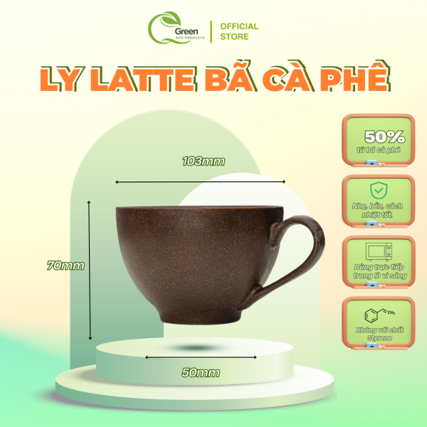 Ly Latte bã cà phê QGreen – Giải Pháp Xanh Cho Cuộc Sống Hiện Đại - Hình ảnh 4